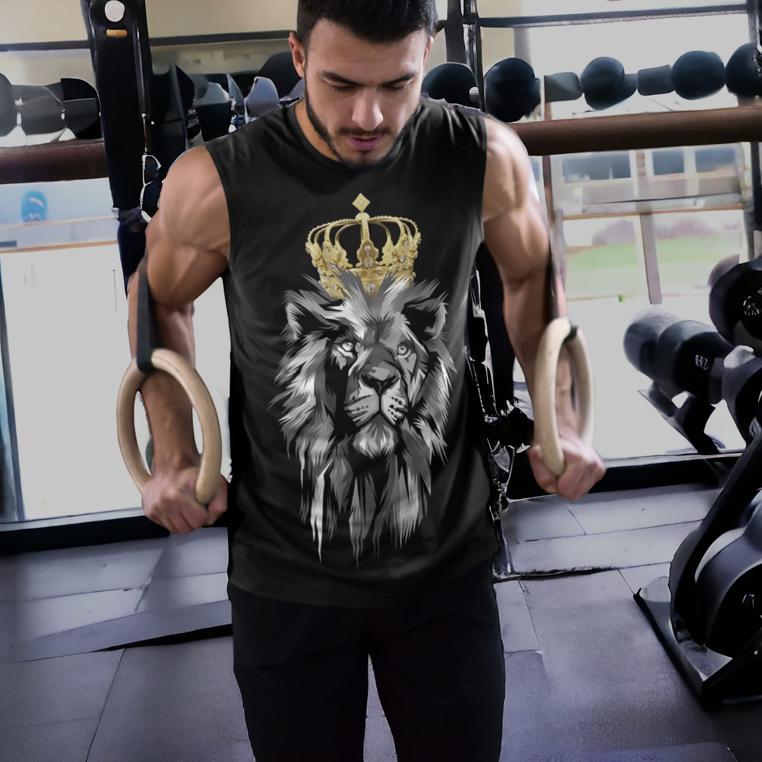 „ROYALTY“ Jersey-Kurzarm-T-Shirt